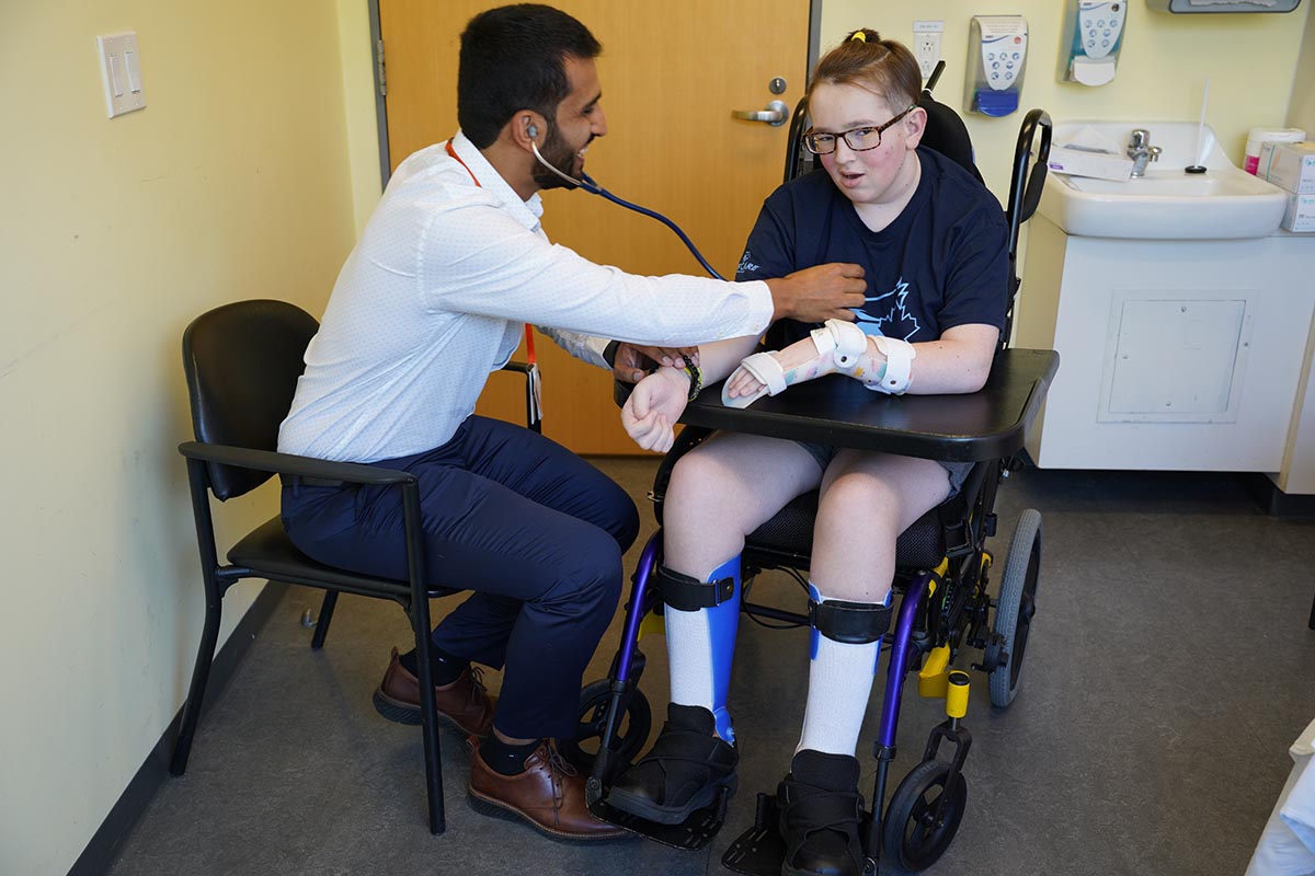 Dr. Ayedh Alhajri, resident, developmental pediatrics and Wesley