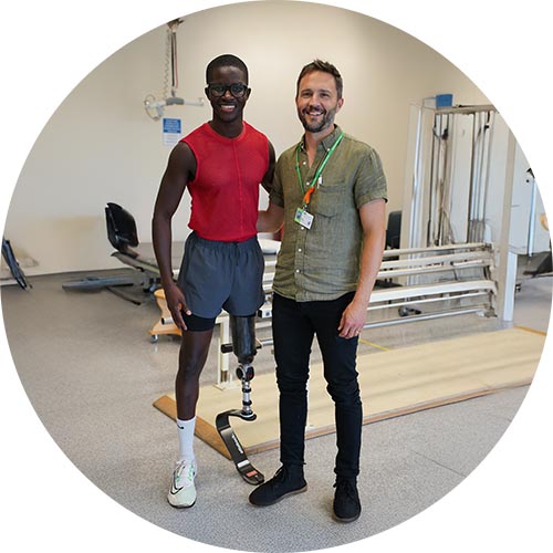 Kebba Njai and Neil Ready