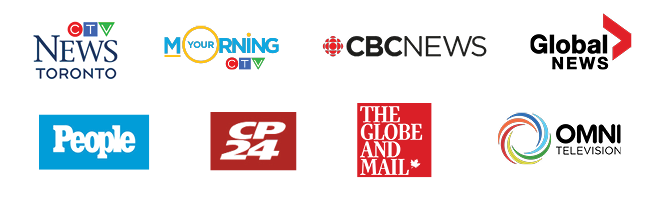 Some media companies logos