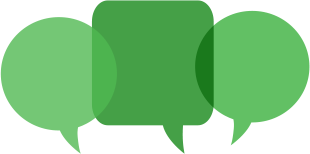 Illustration - 3 dialog bubbles